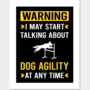 Warning Dog Agility Training Posters and Art